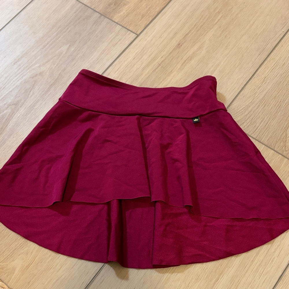 Mariia dance burgundy skirt (MC)